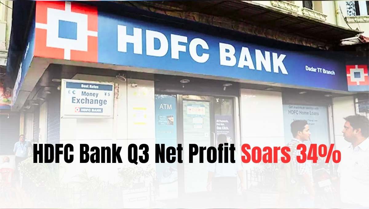 HDFC Bank Q3 Net Profit Soars 34% to Rs 16,373 Crore